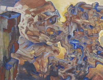 Monument Valley, 2007-10, oil on linen, 28" x 36"