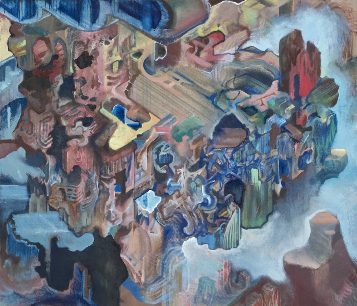 Cathay (#16), 2009-11, oil on linen, 36" x 42"